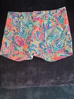 Lilly Pulitzer Multicolor Tropical Brushstroke Shorts